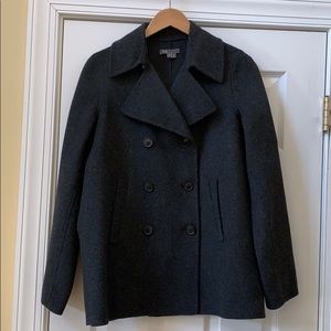 Vince NEW Charcoal Grey Peacoat Size M